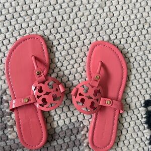 Tory Burch Miller Patent Leather Sandal - Size 5